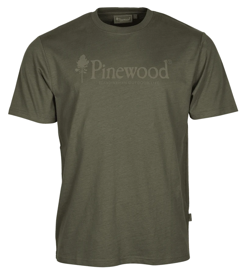 Pinewood Outdoor Life T-shirt Men, dark green