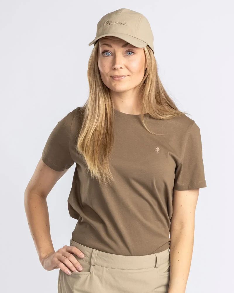 Pinewood 3-Pack T-shirt Women, green/h.brown/khaki