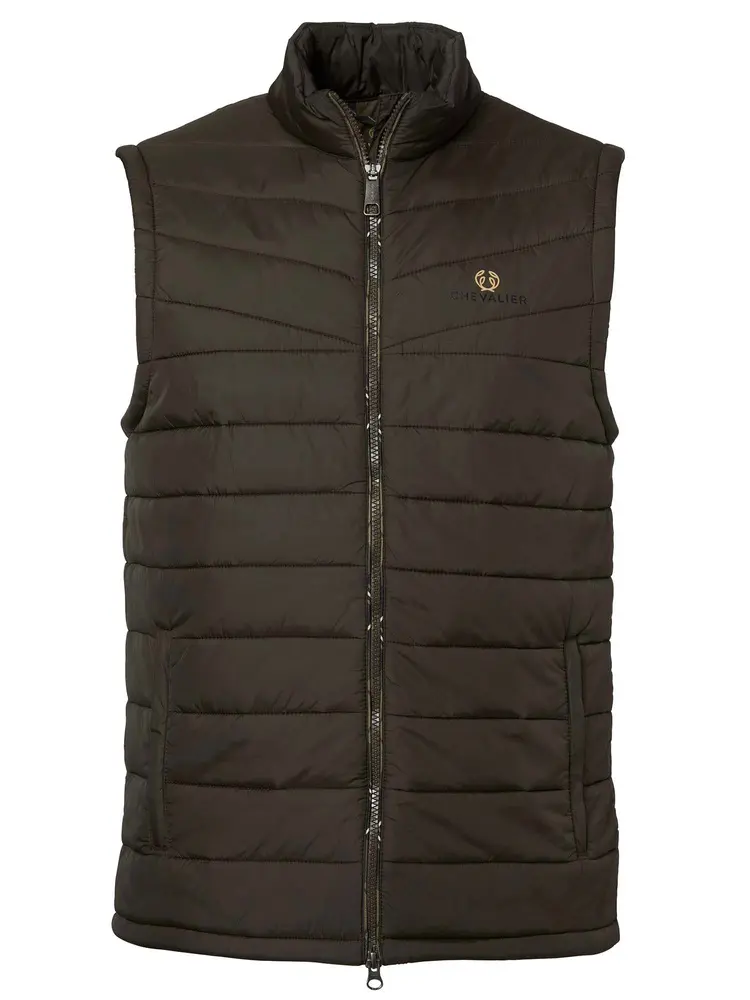 Chevalier Quintin Padded Vest Men, leather brown