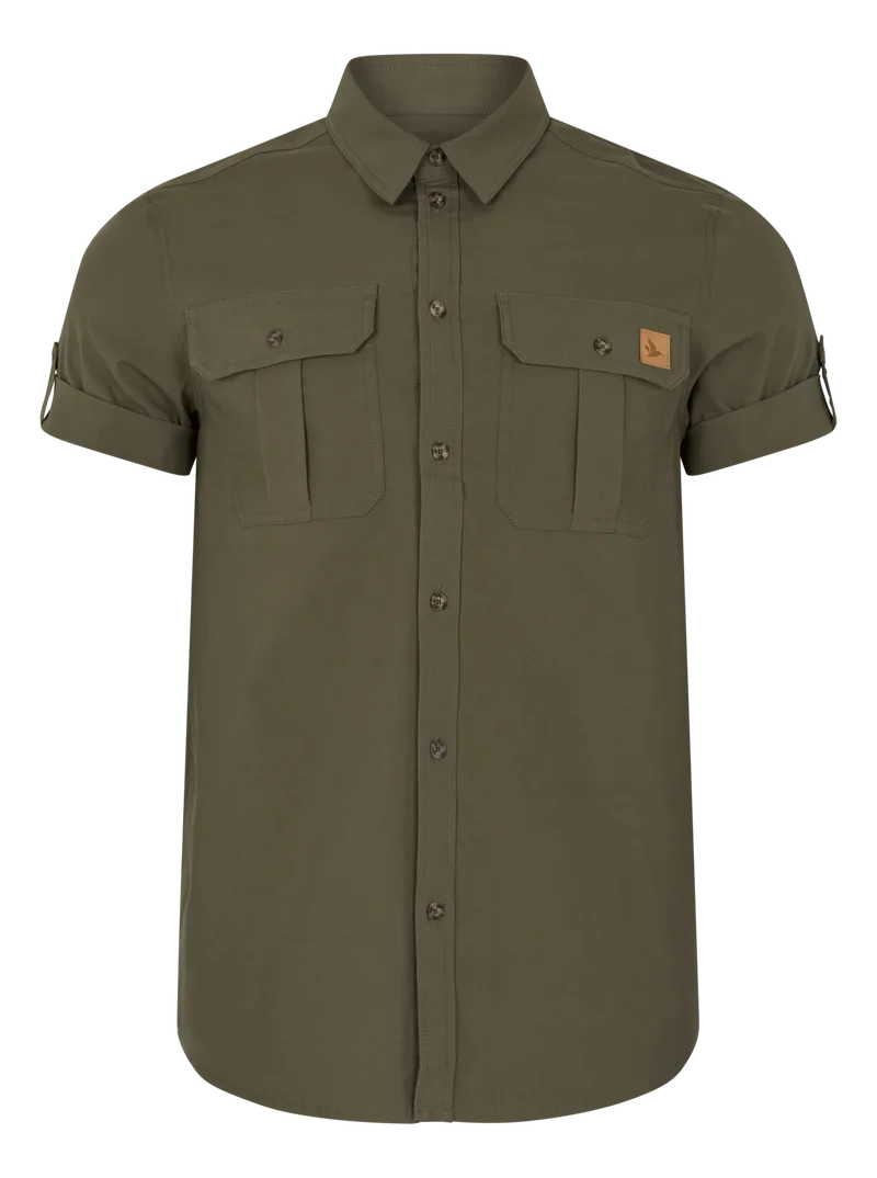 Seeland Selous S/S Cargo Shirt, grape leaf