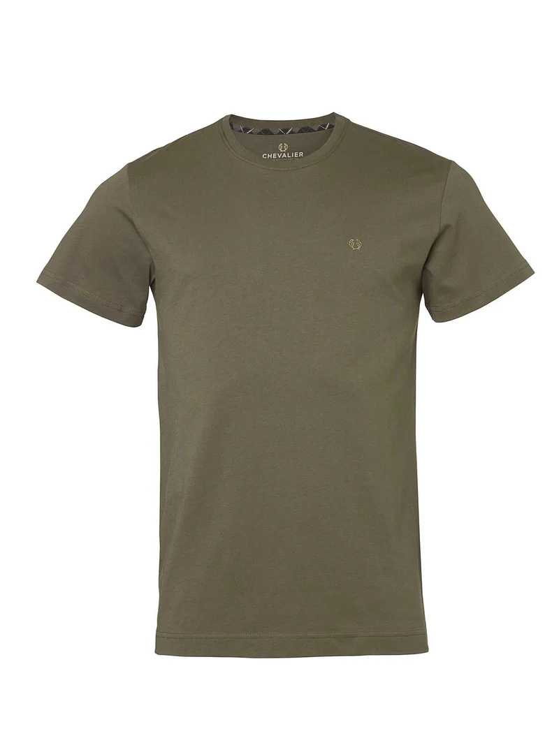Chevalier Signature T-shirt Men, tarmac green