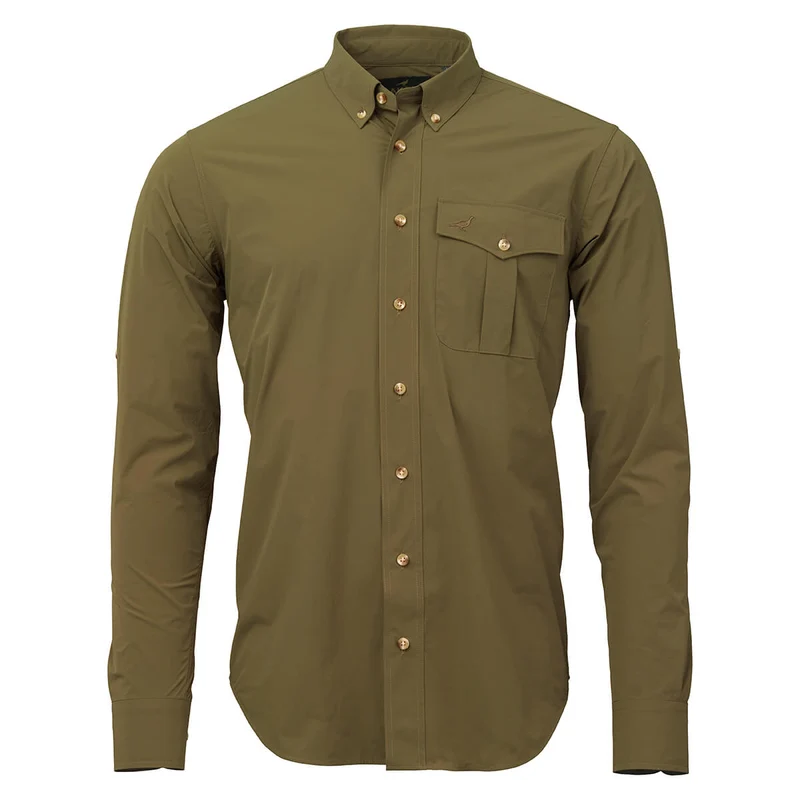 Laksen Kinshasa Tech Shirt, olive green