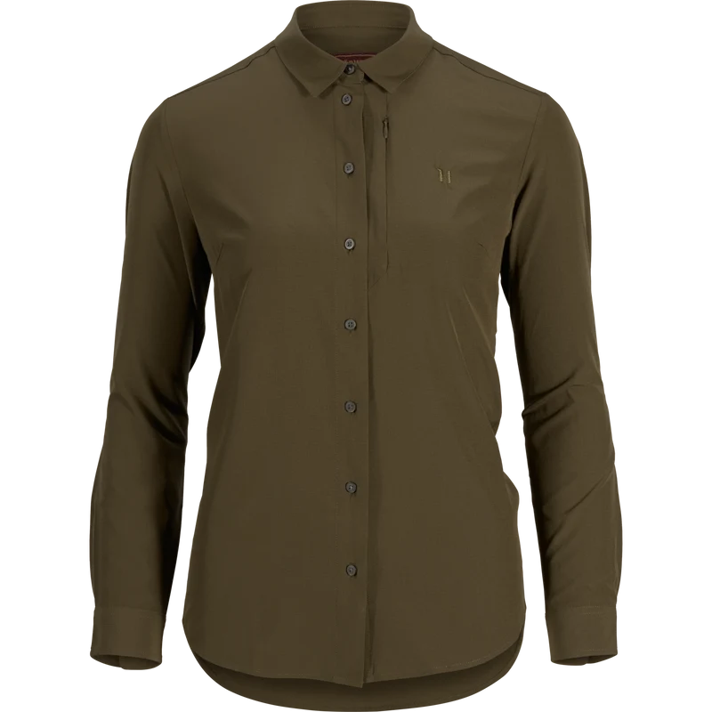Härkila Trail L/S Shirt Women, willow green