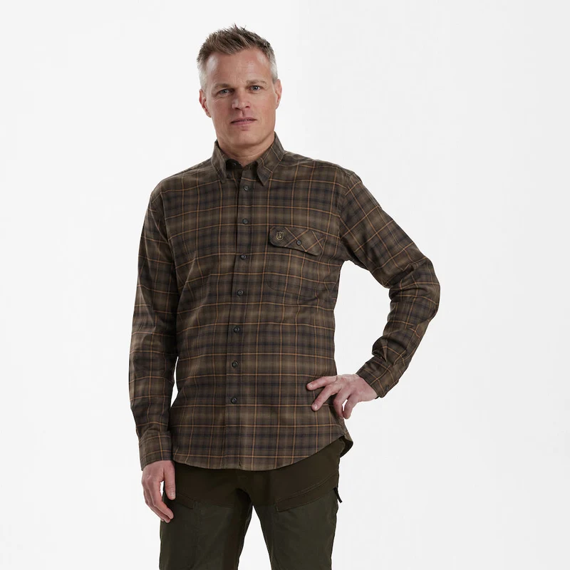 Deerhunter Eric Shirt, green check