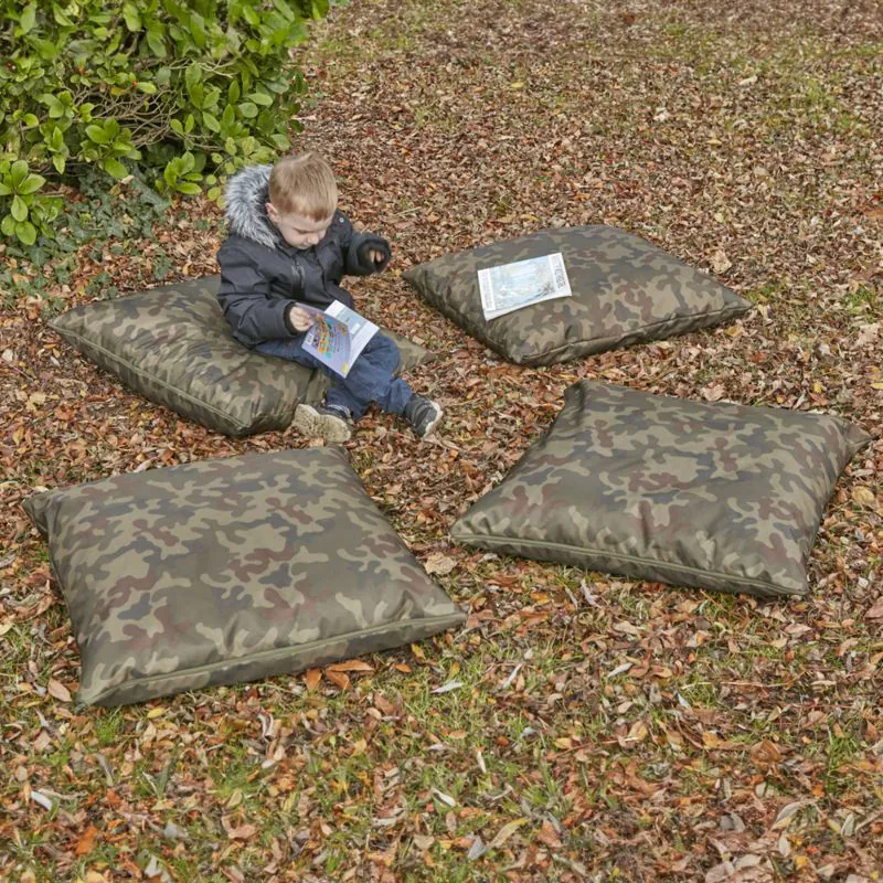 Cosy - Camouflage Buitenkussens Groot - Set van 4