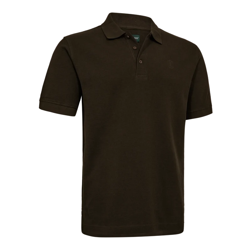 Deerhunter Griffin Polo Shirt, otter brown