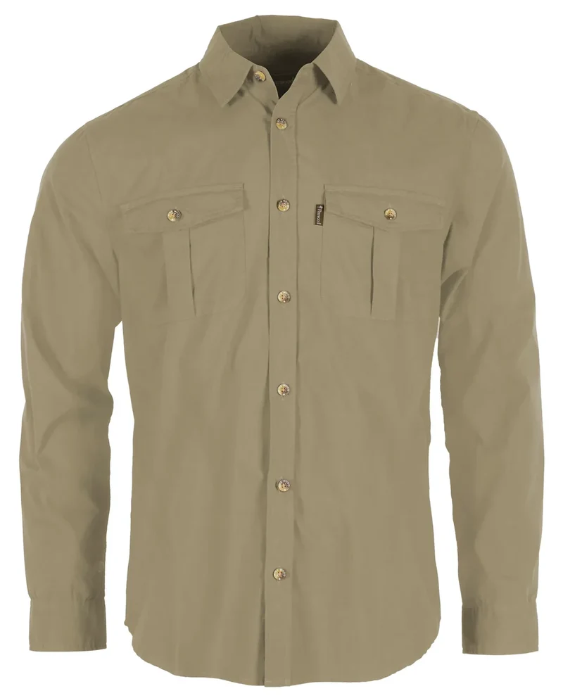 Pinewood InsectSafe Poplin L/S Shirt Men, sandstone