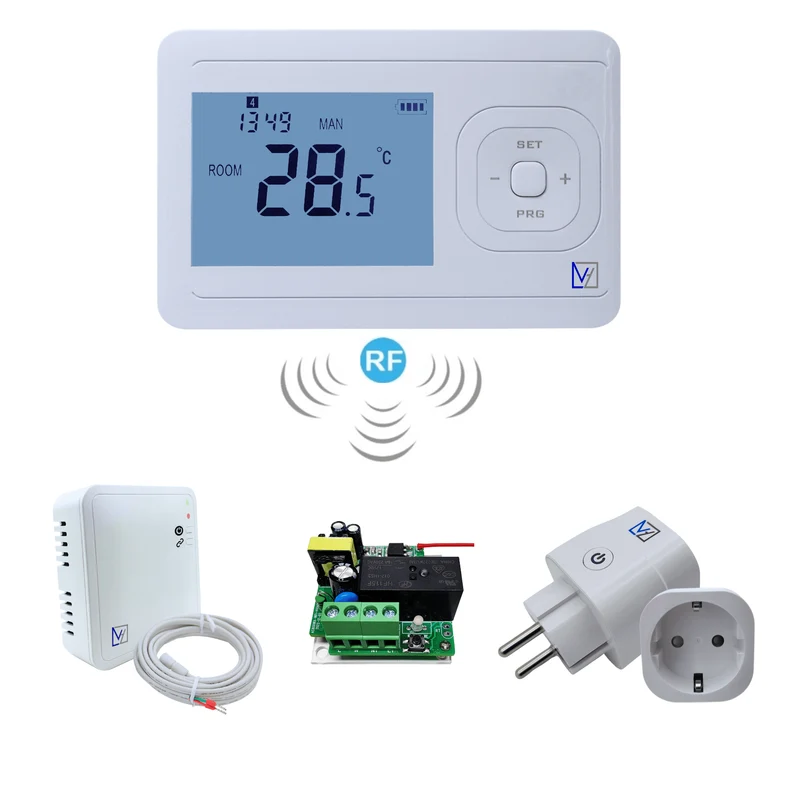 "Echo" Draadloze programmeerbare thermostaat