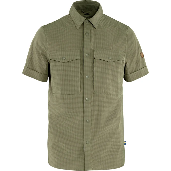Fjällräven Abisko Trekking Shirt SS M, light olive