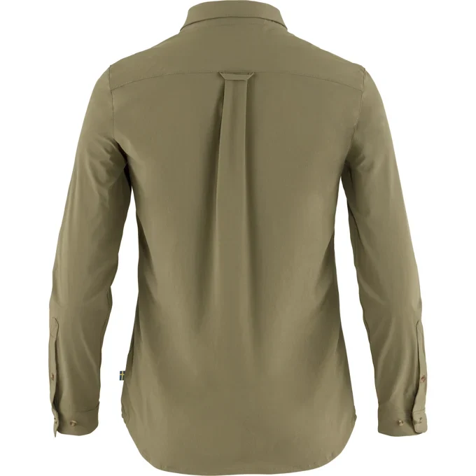 Fjällräven Övik Lite Shirt LS W, green