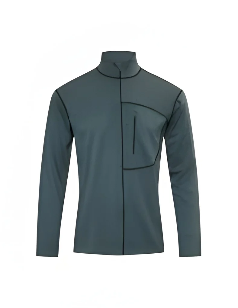 Merino Performance WoolTech 240 Hybrid Men, midlayer jack, green