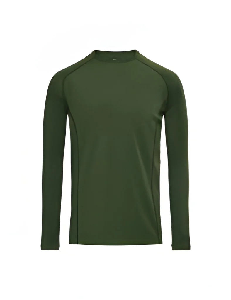 Merino Performance WoolTech 200 Forest Men, all season thermo shirt L/S, green