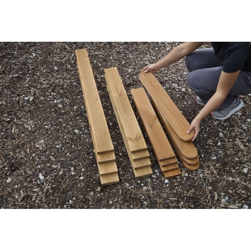 Cosy - Dennenhout Terrasplankjes Set (16 stuks)
