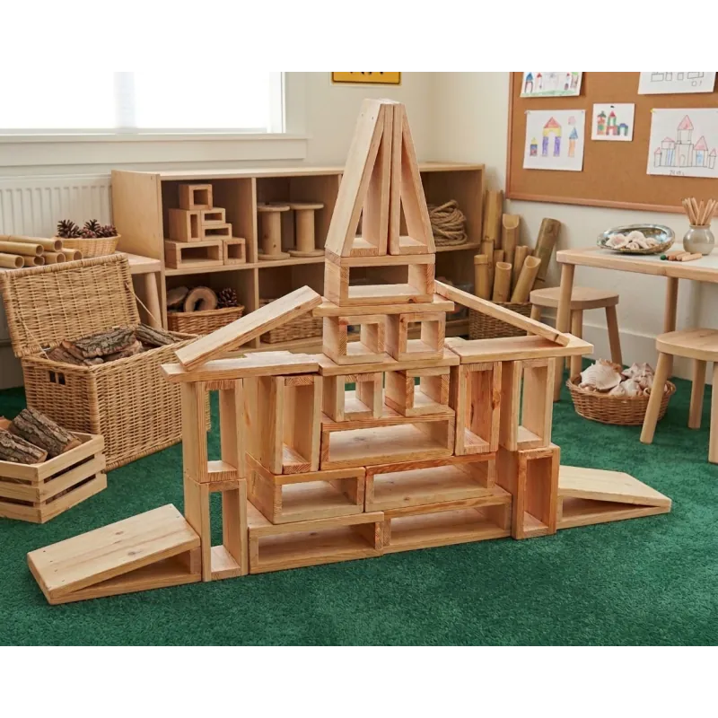 Cosy - Mini Houten Bouwblokken Columbia Set voor Buiten