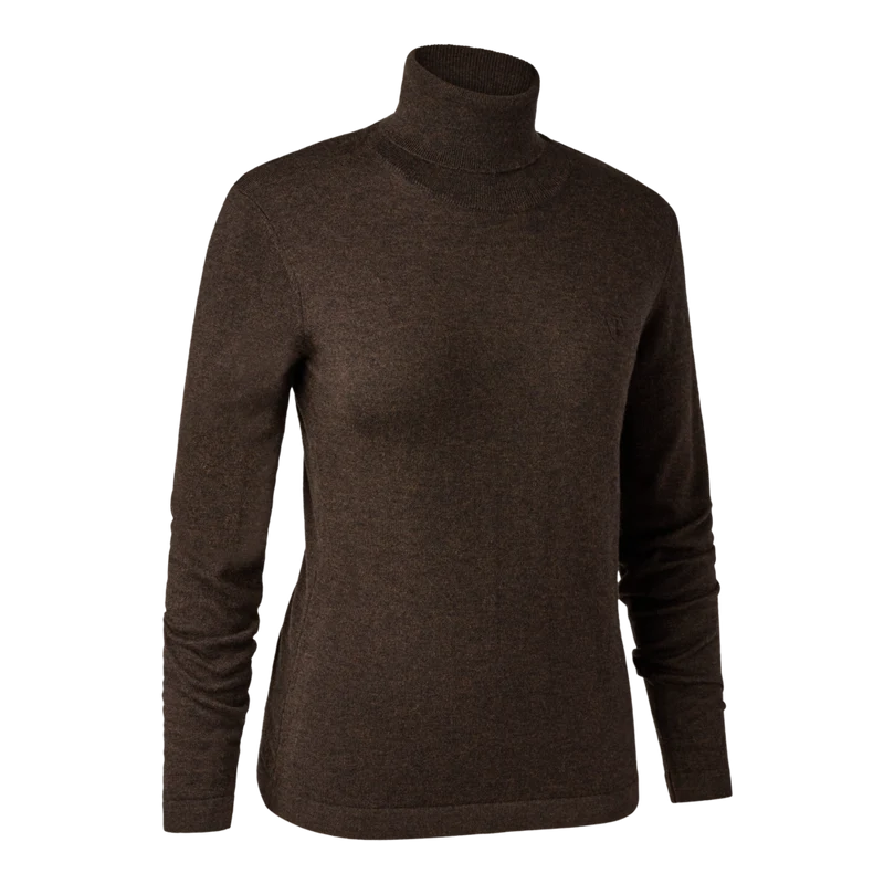 Deerhunter lady Darlington Roll Neck, dark elm