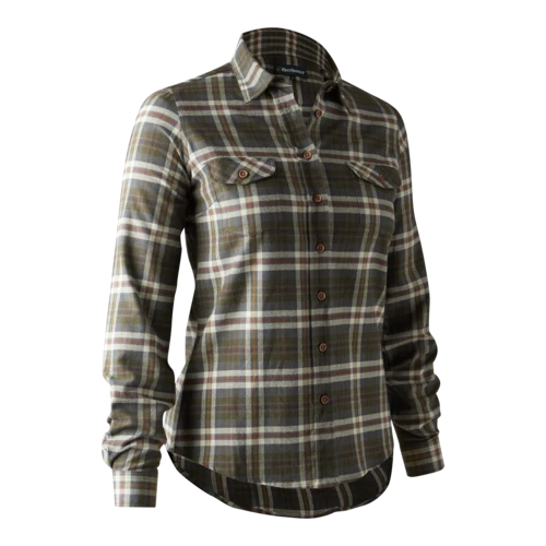 Deerhunter Lady Ruby Shirt, yellow check