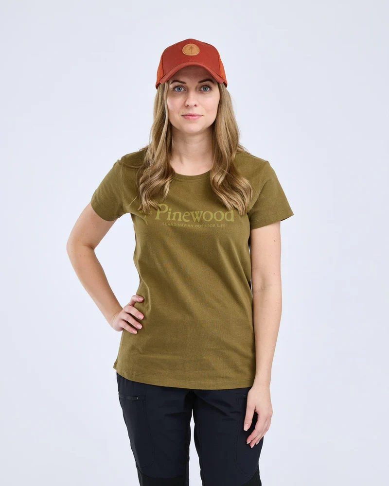 Pinewood Outdoor Life T-shirt W, h.olive