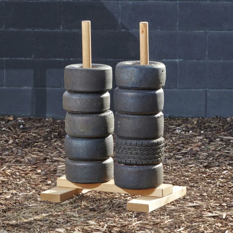 Cosy - Houten Standaard voor Mini Banden - Klein
