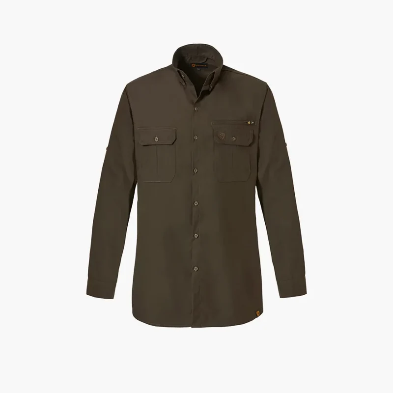 Rovince Ergoline Shirt Men, olive green