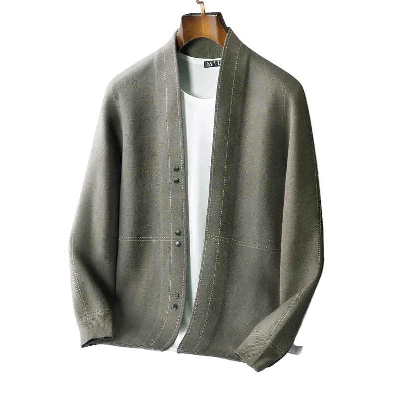 Heren Cardigan Klassiek Gebreid
