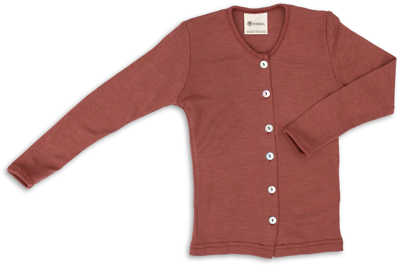 Engel Natur - Wol/Zijde Kinder Vestje - Koper