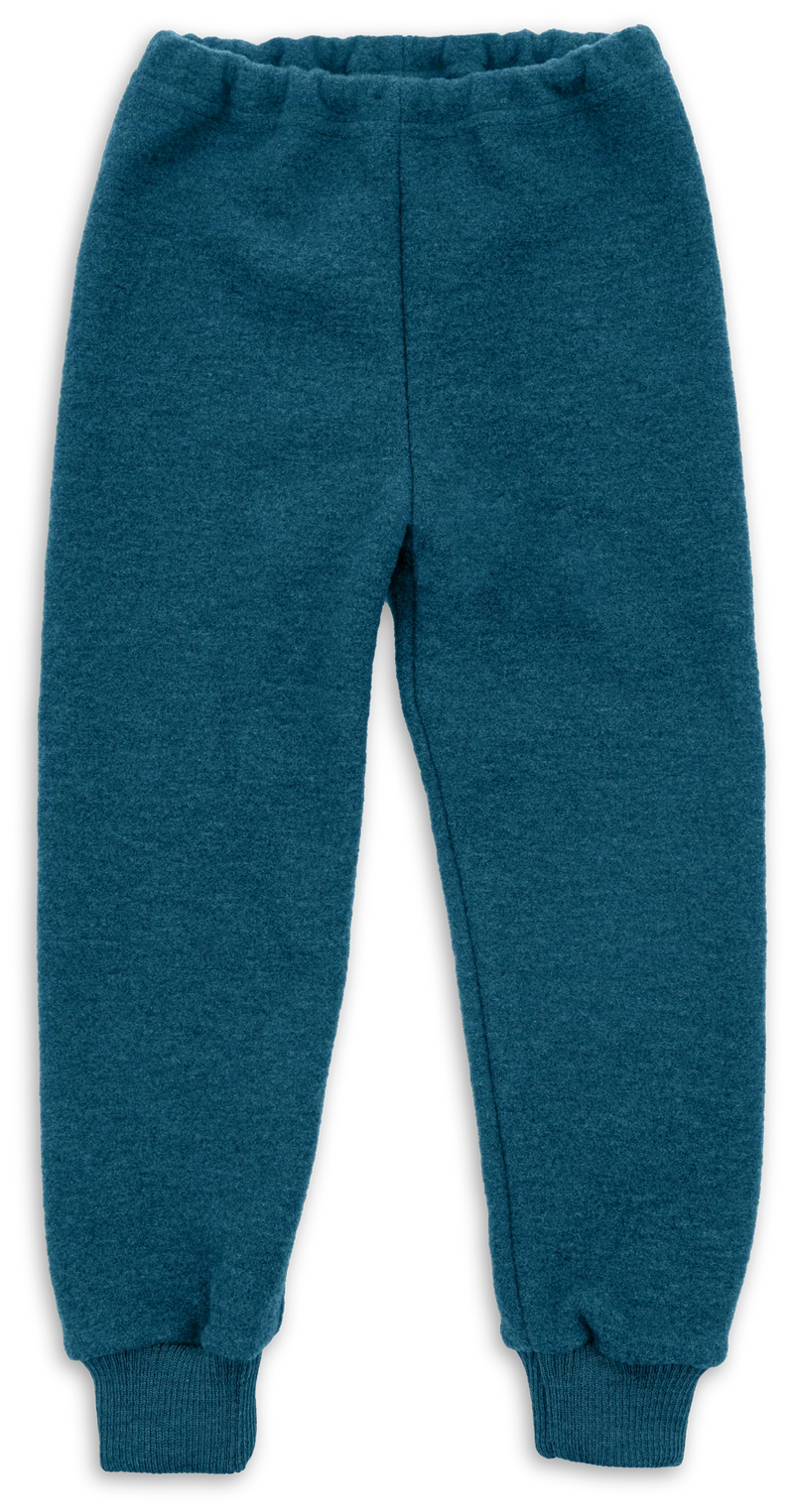 Engel Natur - Wol Kinder Broek - Pacifisch Blauw Mélange