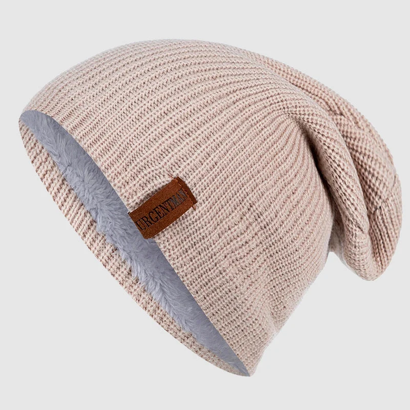 Unisex Wollen Muts Casual Slouchy Stijl