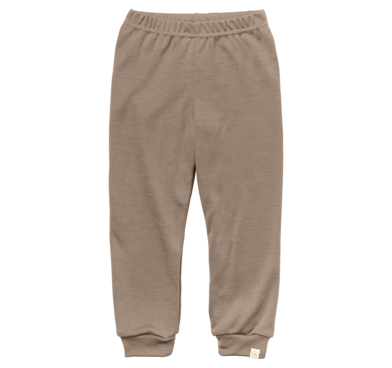 Engel Natur - Wol/Zijde Kinder Joggingbroek - Zand