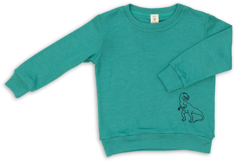 Engel Natur - Wol/Zijde Vrijetijds- en Pyjamashirt - IJsvogelblauw