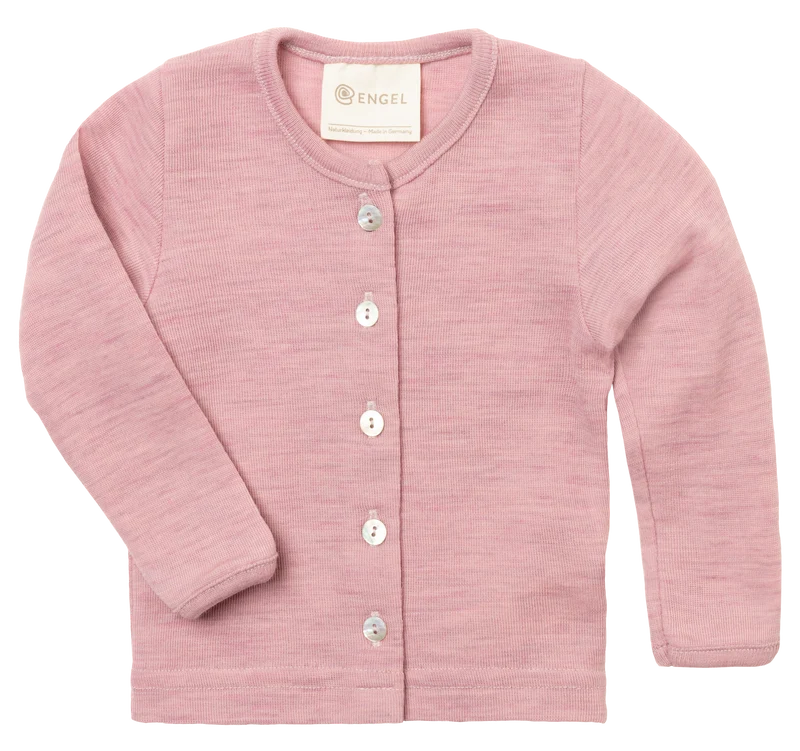 Engel Natur - Baby Vestje - Rosewood Mélange