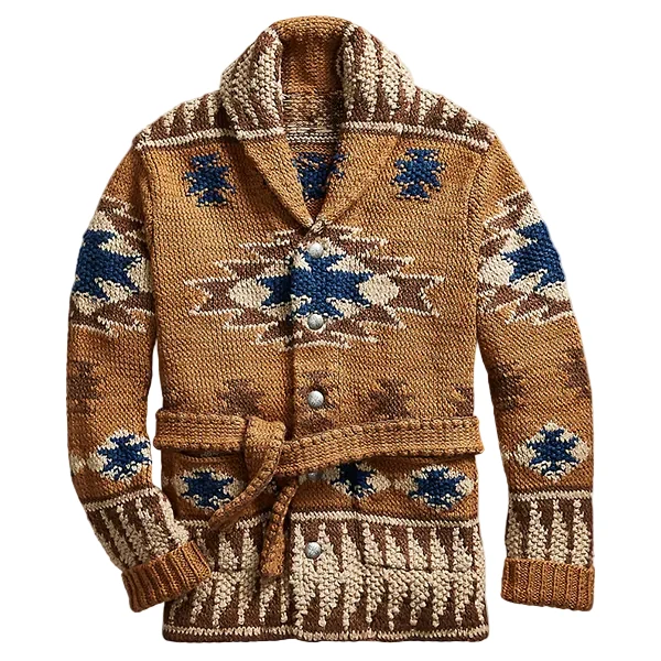 Heren Vest met Sjaalkraag en Knoopsluiting