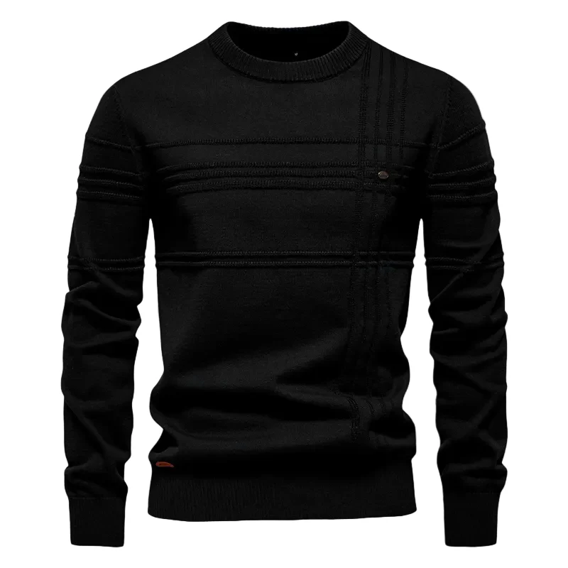 Heren Sweater Gebreid met Structuurpatroon