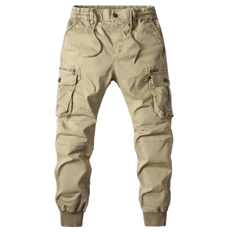 Heren Cargo Joggerbroek Met Elastische Manchetten