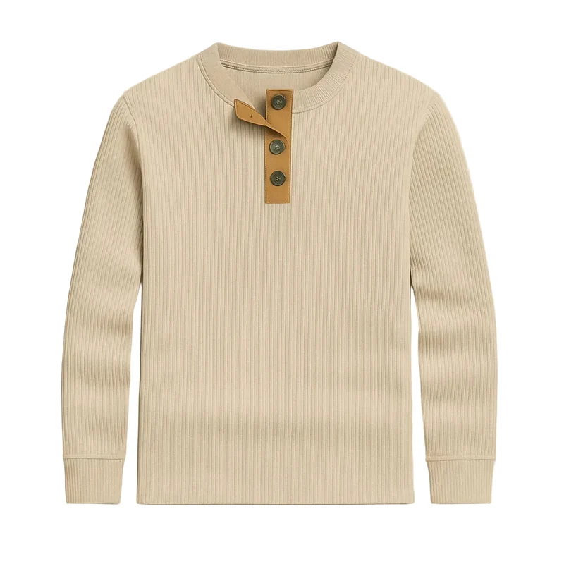 Heren Kwartritstrui Casual Stijl