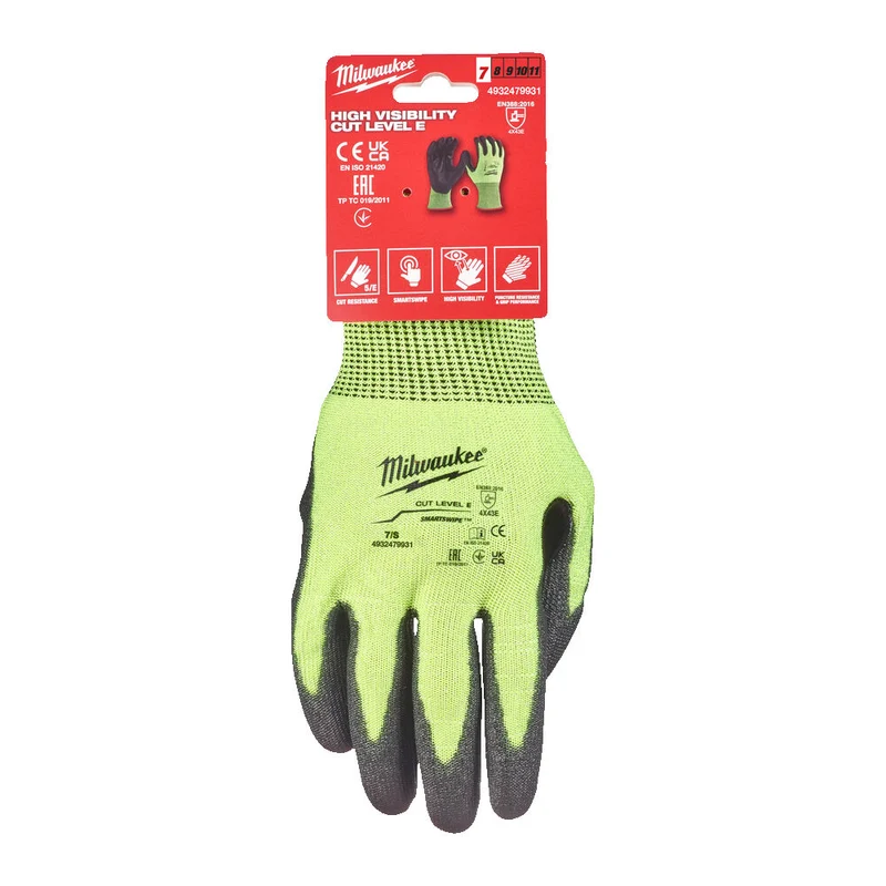 Milwaukee Hi-vis Werkhandschoenen 5/E