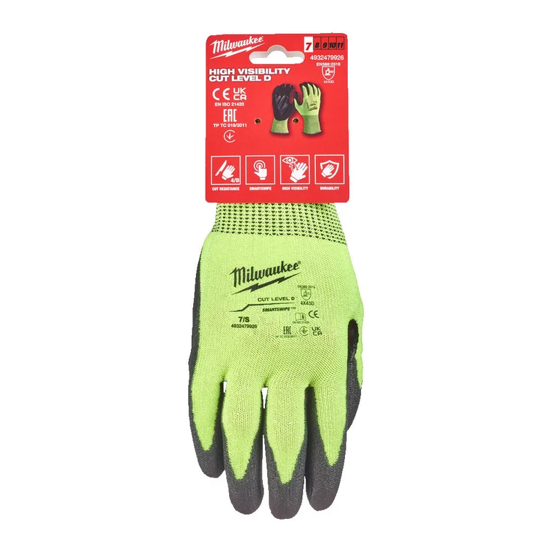 Milwaukee Hi-vis Werkhandschoenen 4/D