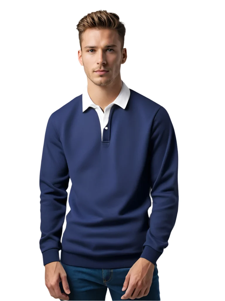Heren Trui Business Casual Met Knopen