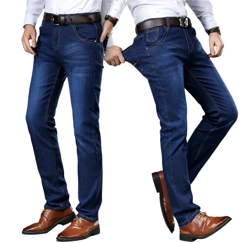 Heren Jeans Comfortabele 4-Weg Stretch Katoen