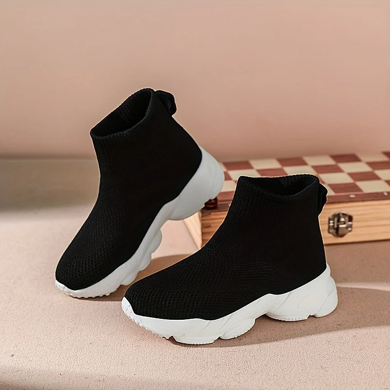 Jongens meisjes sok schoenen geweven ademend schoenen - Lucky
