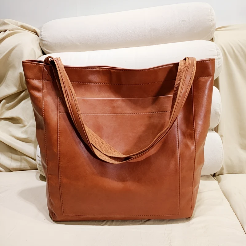 Luxe Leren Tote Schoudertas voor Dames - Celina