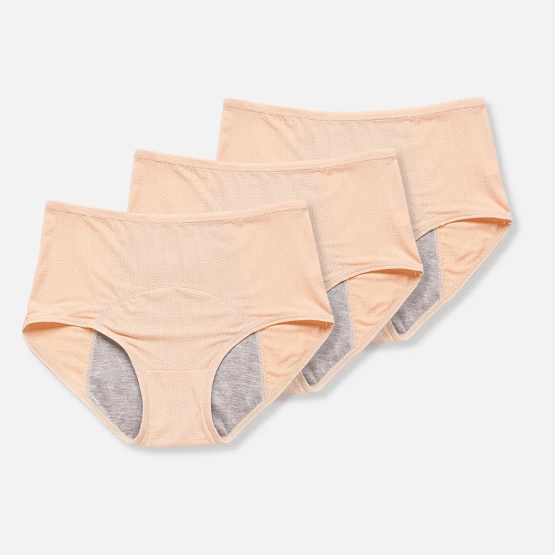 3 stuks - Lekvrij menstruatie ondergoed - Zaida