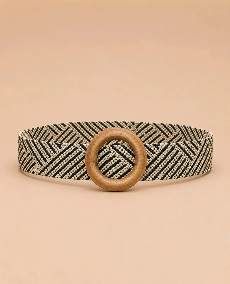 Belt | Zwart / Wit