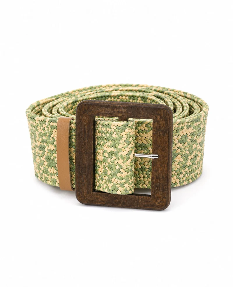 Belt | Beige / Green