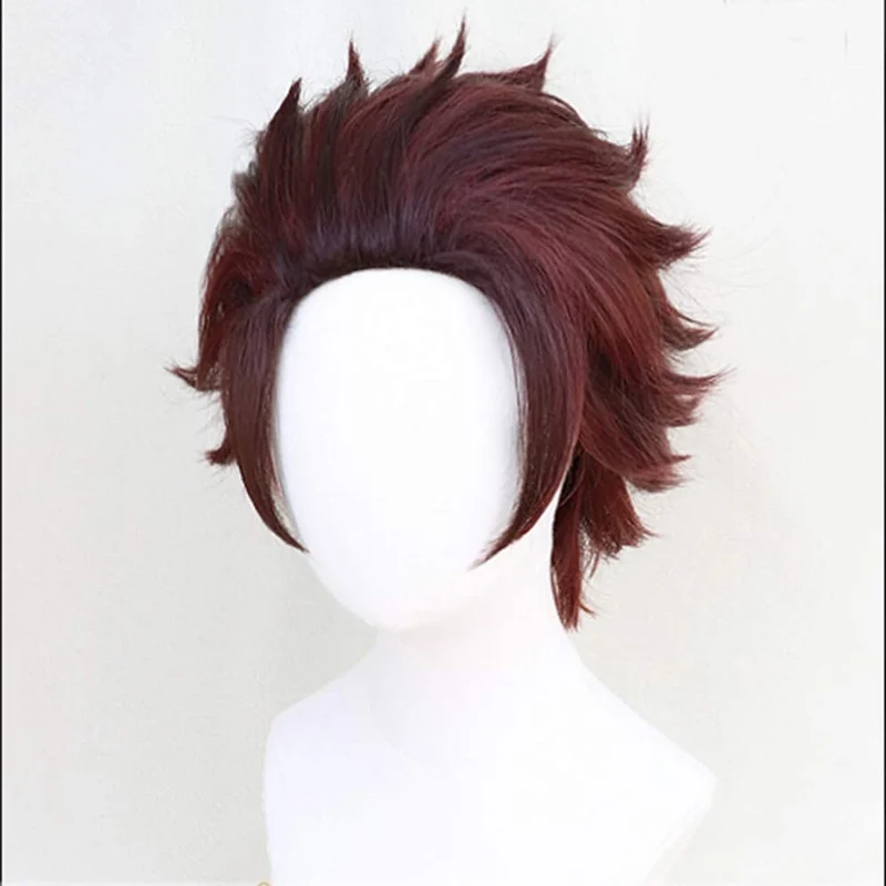 Halloween Women’s Synthetic Cosplay Wig with Bangs for Parties, Anime-Styled Hairstyle