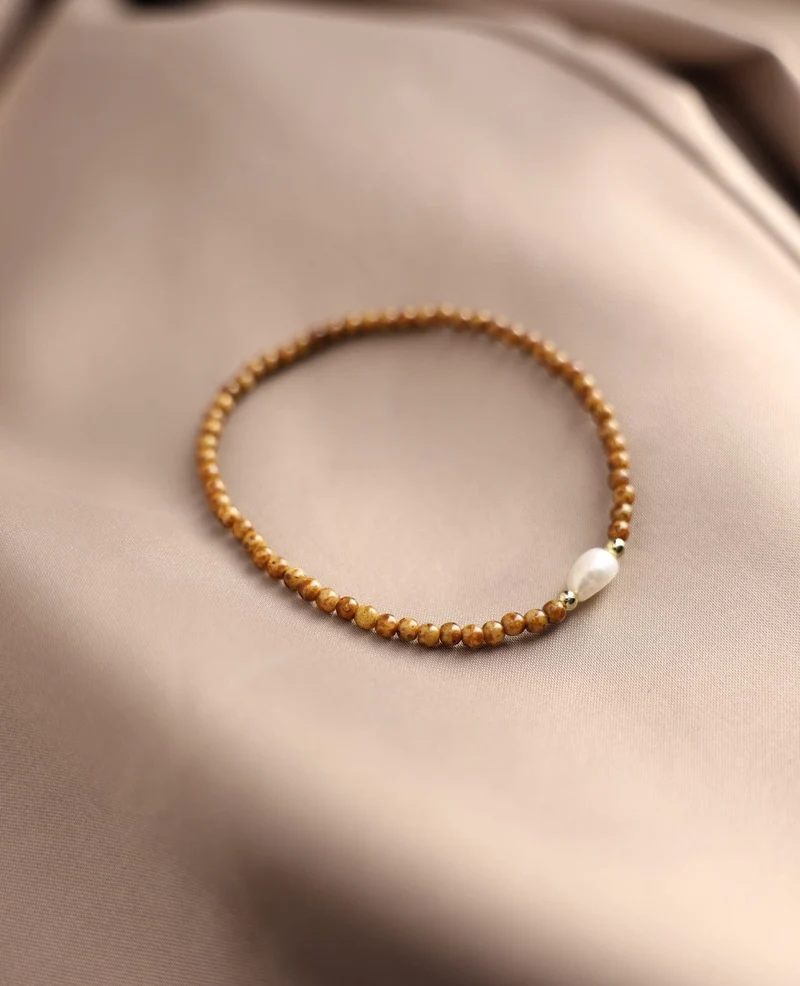 Bracelet Pearl | Hazelnut Brown
