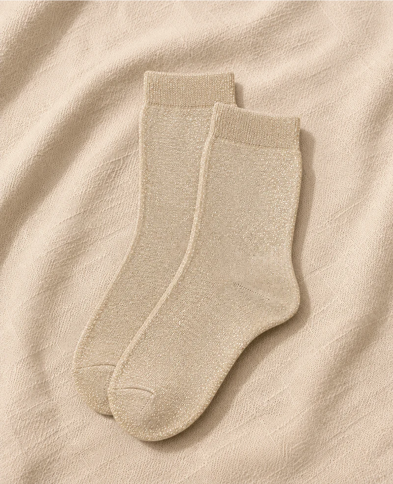 Socks Glitter | Goud
