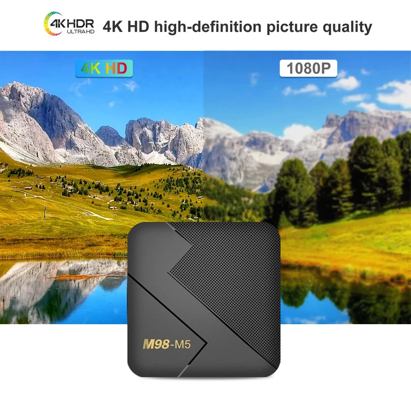 4K Android TV-box met Bluetooth en USB-poort M98-M5
