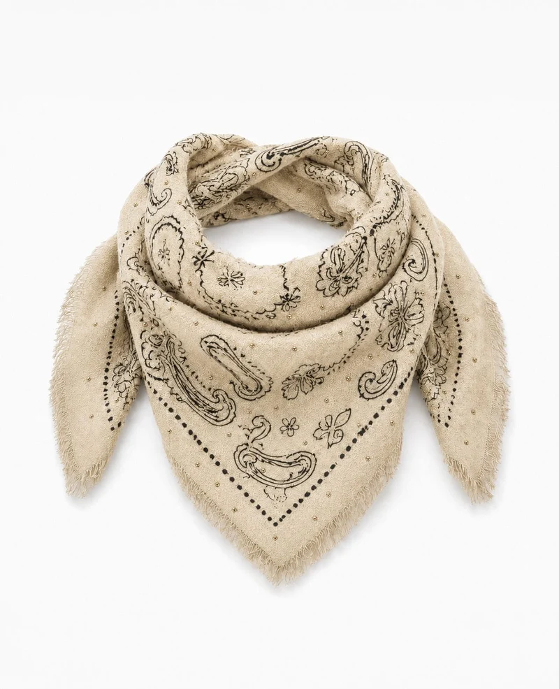 Sjaal | Khaki
