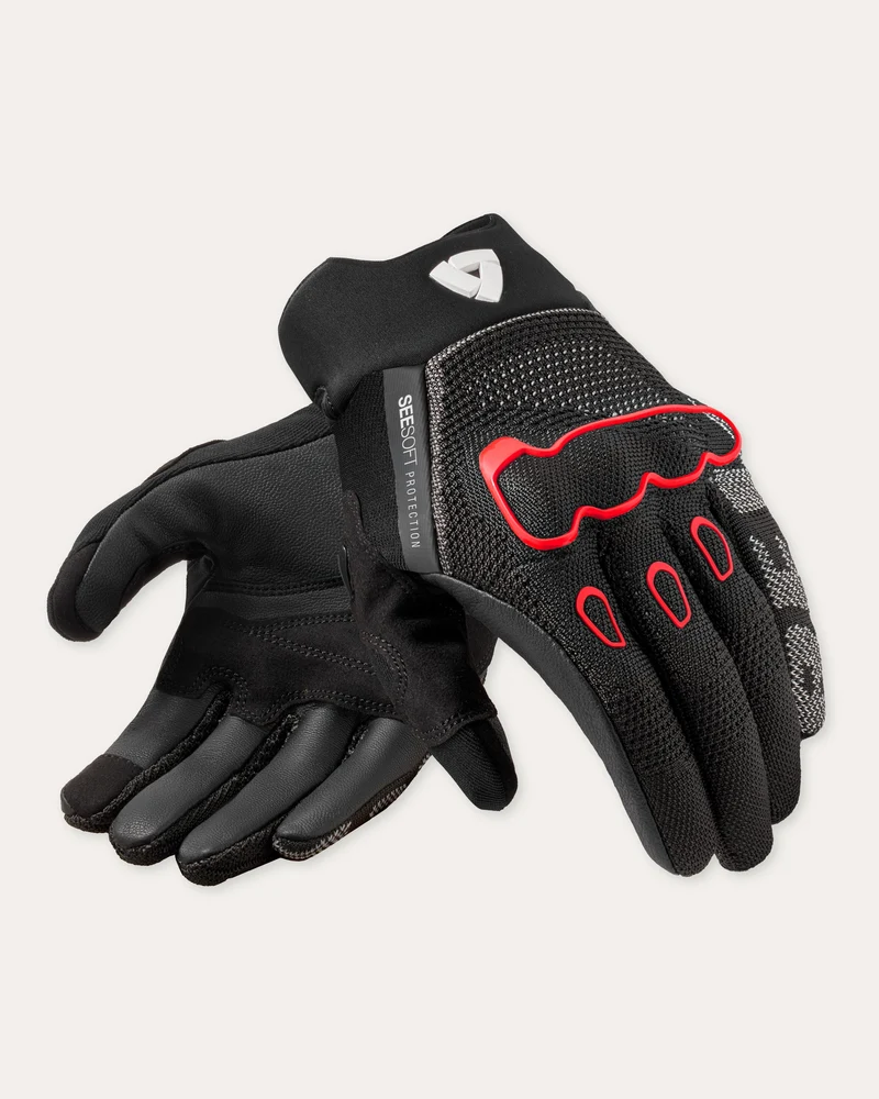 Gloves Hyperspeed 3 | Black-Neon Red