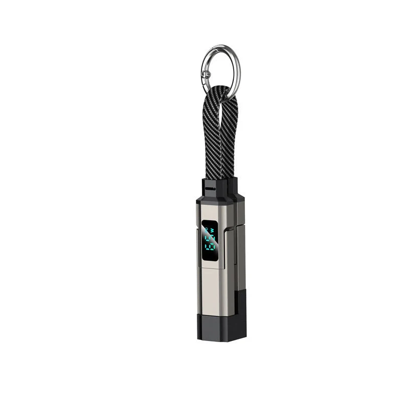 Universele 4-in-1 oplaadkabel met digitaal display